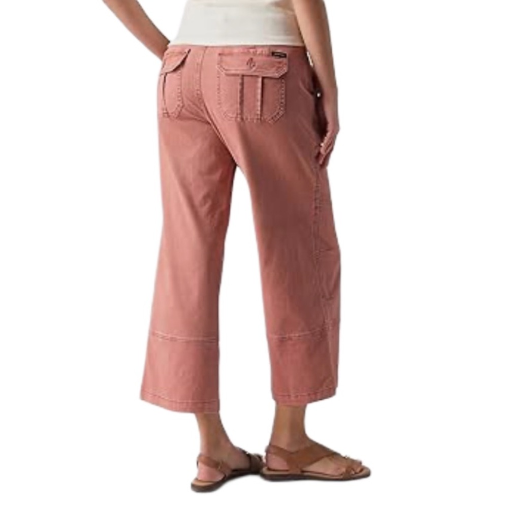 Sanctuary Reissue 90s Sash Wide-Leg Pants XS – Dusty Rose Pink NWT - Picture 4 of 6